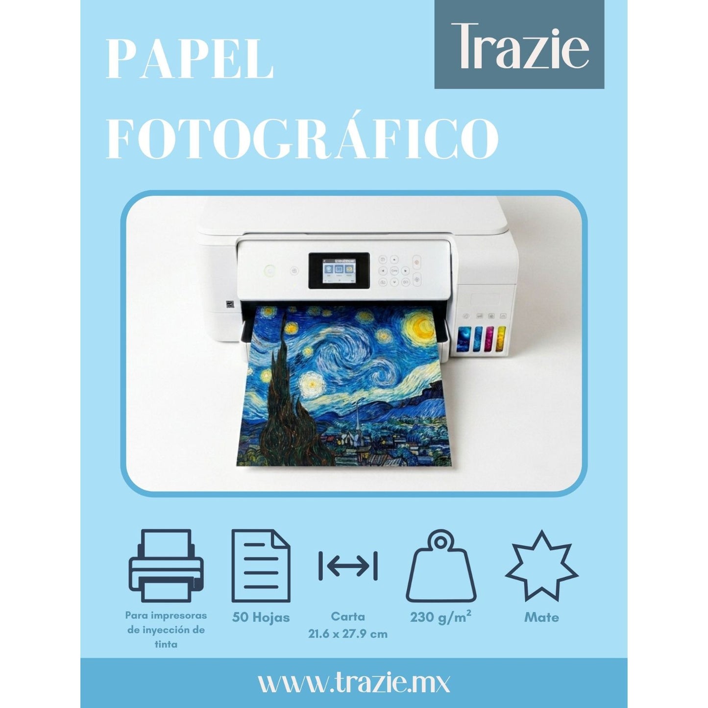 Papel Fotografico Mate Carta